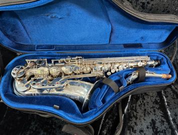 Very Nice! Yamaha Silver Plated YAS-82ZII Custom Z Alto Sax, Serial #F36868